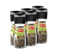 DUCROS - Molinillo de pimienta negro orgánico 30 g - 6 unidades