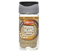 Ducros - Pimienta Blanca Clásica # 8 36G - Lot De 4 - Precio Por Lote - Entrega Rápida