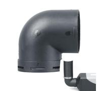 Duct Connector - 60 mm/75 mm L-Shaped Air Vent Outlet for Parki | Disponible en 60 mm / 2.36in para calentadores de 2 kW o 75 mm / 3in para calentadores de 5 kW, policarbonato resistente a