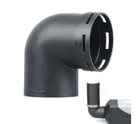 Duct Connector - 60 mm/75 mm L-Shaped Air Vent Outlet for Parki | Disponible en 60 mm / 2.36in para calentadores de 2 kW o 75 mm / 3in para calentadores de 5 kW, policarbonato resistente a