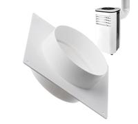 Duct Connector Flange - Threaded Wall-Mounted Adapter Secure Threaded