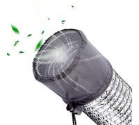 Duct Filter Dust Cover - Air Conditioning Exhaust Pipe Cover | Exhaust Pipe Dusts Covers With Elastic Band And Fixed Buckle | Oxford Cloth, Dust-Proof Filtering, Prevents Small Objects From Falling In