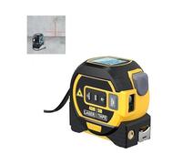 DUddTTW Cinta métrica 40m/60m Cinta métrica con Pantalla LCD Cinta métrica línea de Cruz Vertical medidores de Distancia Digitales Cinta métrica