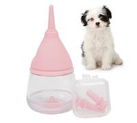 DUDOK Botella de Lactancia para Gatitos | Botella de Gatito con diseño de Gota de Agua de Dibujos Animados de 35 ml - Alimentador de Leche para Cachorros para Animales pequeños, alimentador de