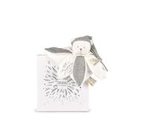 DUDOU & COMPAÑÍA - Oso Plata Doudou Collector Ultra Suave - Peluche de bebé de edición Limitada de 25 años - Tejido Bordado Elegante - Garantía de Doudou perdido - Idea de Regalo para niñas y niños