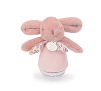 DUDOU ET COMPAÑÍA - Luz nocturna musical Culbuto conejo rosa para bebé - Peluche relajante con melodía dulce - Luz tamizada para noche serena - Idea de regalo de nacimiento - DC4194