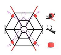Dudoy Kit Integrado de fijación para somieres: Apto para Todos los Tipos de Camas estándar, con instalación y desmontaje Sencillos.