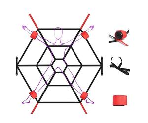 Dudoy Kit Integrado de fijación para somieres: Apto para Todos los Tipos de Camas estándar, con instalación y desmontaje Sencillos.