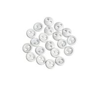 DUDSME 20/40 Uds. Mini Botones de muñeca de 3mm/4mm Hebilla Redonda de Metal de Dos Agujeros Hebillas de Ropa Multicolor Accesorios de Costura DIY Regalo de niña