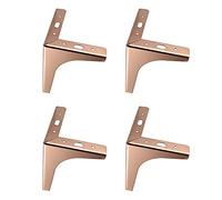 DUDSME Patas de piel de 10 cm, 13 cm, 15 cm, 17 cm, patas de armario, patas de sofá, patas de mesa, patas de tres horquillas, patas de soporte para armario de baño, 4 piezas/17 cm