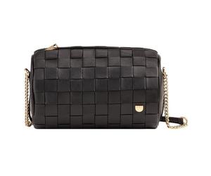 DuDu Abigail Bolsa de hombro Piel 19.5 cm negro