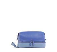 DuDu Bags Brighton Neceser azul, cuero, 23 x 14 x 12cm