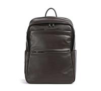 DuDu Sydney Mochila de día Piel 42 cm Compartimento para el portátil marrón