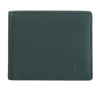 DuDu Billetera de cuero RFID 11 cm petróleo