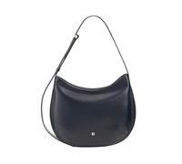 DUDU Bolso Bandolera Mediano Suave para Mujer en Piel auténtica, Bolso Hobo con Correa Ajustable, Bolso Bandolera con Cremallera Navy