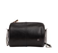 DUDU Bolso cilíndrico de cuero para mujer, bolso bandolera con cadena y piel, el