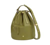 DUDU Bolso de cuero grande para mujer con correa ajustable y cierre de cordón - Bolso elegante, espacioso y práctico para uso diario y ocasiones especiales verde oliva