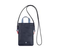 DUDU Bolso de Hombro para Smartphone de Piel auténtica, Elegante Funda para Smartphone con Correa de Hombro, Bolso Colorido para el teléfono Navy