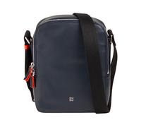 DUDU Bolso de Piel Auténtica para Hombres, Bolso de Hombro Ajustable, Diseño Peq
