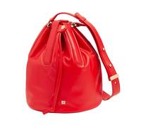 DuDu Filicudi Bolso bombonera Piel natural 19 cm rojo