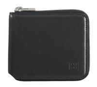 DuDu Cartera de cuero de 11 cm negro