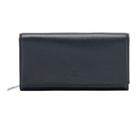 DuDu Cartera de cuero de 19 cm azul