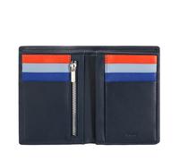 DuDu Cartera RFID Piel 9,5 cm azul