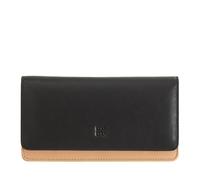 DUDU Cartera de mujer en piel suave multicolor RFID con solapa