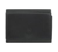 DUDU Cartera Hombre Pequeña de Piel, Carteras Mujer, Diseño Compacto con Monedero, Espacio para Billetes y Tarjetas Black Pop