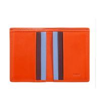 DUDU Cartera de Piel para Hombre, Cartera Slim con Tarjetero, Compartimento para Billetes, tamaño pequeño y Compacto, con protección RFID Calabaza