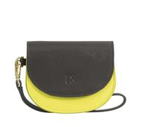 DUDU Cartera de Piel para Mujer, Pequeña Cartera de Colores Monedero, Billetero y Tarjetero con Correa Coffee Brown