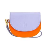 DUDU Cartera de Piel para Mujer, Pequeña Cartera de Colores Monedero, Billetero y Tarjetero con Correa Provence Lilac
