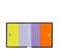 DUDU Cartera de Piel RFID Multicolor Tarjetero y Monedero Black Pop