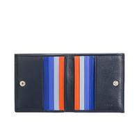 DUDU Cartera de Piel RFID Multicolor Tarjetero y Monedero Navy