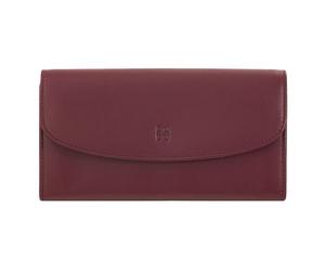DuDu Cartera Gandia colorida de cuero RFID 19 cm rojo