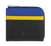 DUDU Cartera Hombre de Piel con Cremallera, Carteras Mujer Pequeña Compacto, Cre