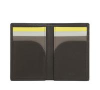 DUDU Cartera pequeña de Piel para Hombre, Cartera Slim compacta con Tarjetero, Tarjetero para Billetes, Monedero con Cremallera, con protección RFID Coffee Brown