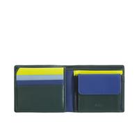 DUDU Cartera Pequeña RFID de Hombre en Piel con Portamonedas