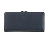 DuDu Cartera Protección RFID Piel 19.5 cm azul