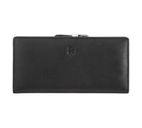 DuDu Cartera Protección RFID Piel 19.5 cm negro