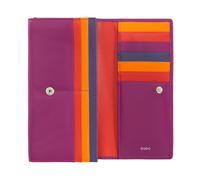 DUDU Cartera RFID Mujer Piel Diseño Multicolor Alargada con Monedero Cremallera