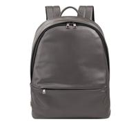 DuDu Casablanca Mochila de día Piel natural 40 cm Compartimento para laptop gris