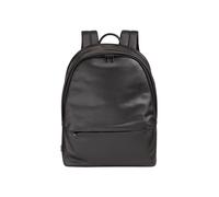 DUDU Zaino in Pelle Uomo Donna Porta PC 15L - Elegante Zaino da Viaggio e Lavoro con Tasca Imbottita per Laptop (Fino 13"), Spallacci Regolabili e Design Compatto Negro