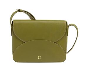 DuDu Cefalonia Bolsa de hombro Piel natural 21 cm aceituna