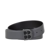 DUDU Cintura Uomo Reversibile in Vera Pelle Bicolore, Made in Italy, Double Face, H 35mm, con Fibbia Personalizzata Multicolor1 de 105 cm