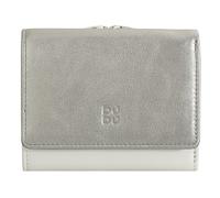 DuDu Corsica Cartera Bloqueo RFID Piel natural 11 cm gris