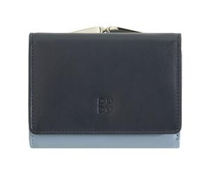 DuDu Corsica Cartera Protección RFID Piel 11 cm azul