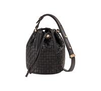 DuDu Filicudi Bolso bombonera Piel natural 14 cm negro