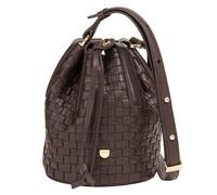 DuDu Filicudi Bolso bucket Piel natural 14 cm gris