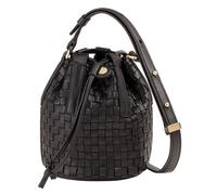 DuDu Filicudi Bolso bucket Piel natural 14 cm negro